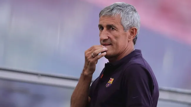 Quique Setién dejó de ser DT del Barcelona