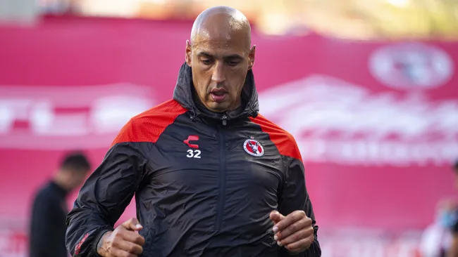 Ariel Nahuelpán durante un partido