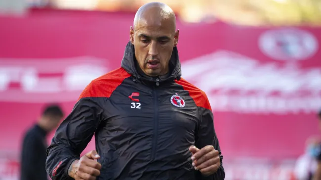 Nahuelpán en entrenamiento