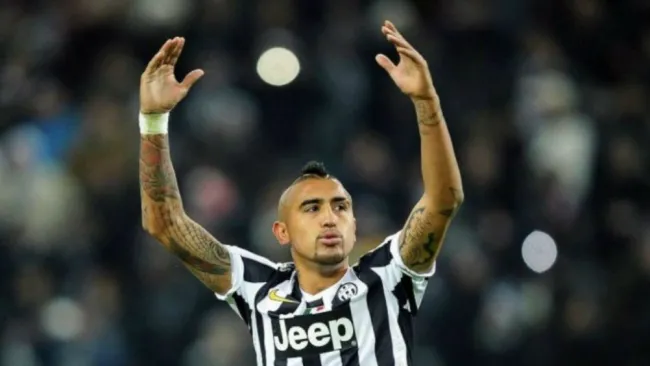 Arturo Vidal como jugador de la Juventus
