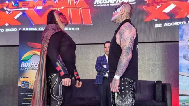 Chessman y Pagano en un cara a cara previo a Triplemanía
