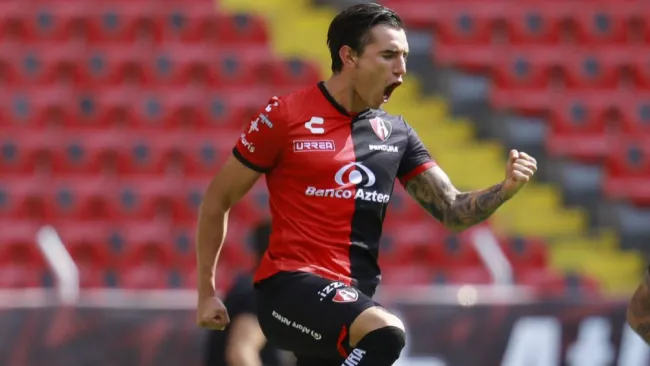 Edgar Zaldivar en festejo con Atlas