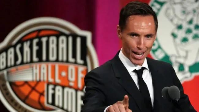 Nash, en su discurso de entrada al Salón de la Fama