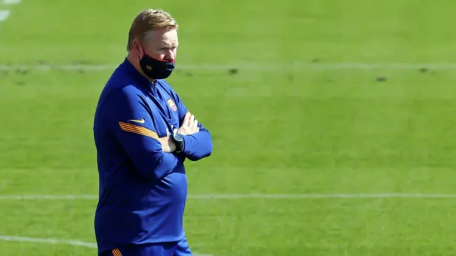 Koeman en entrenamiento
