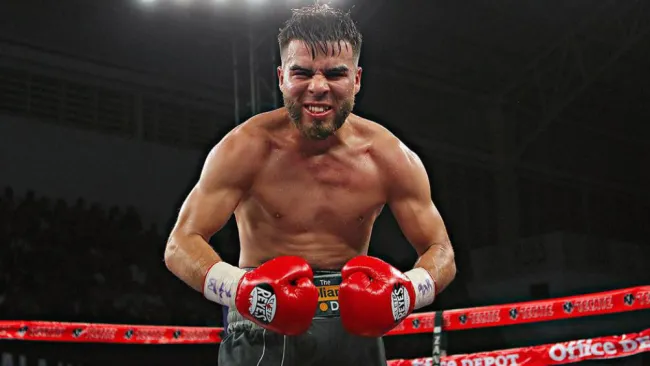 Gallito Quirino Jr después de una pelea