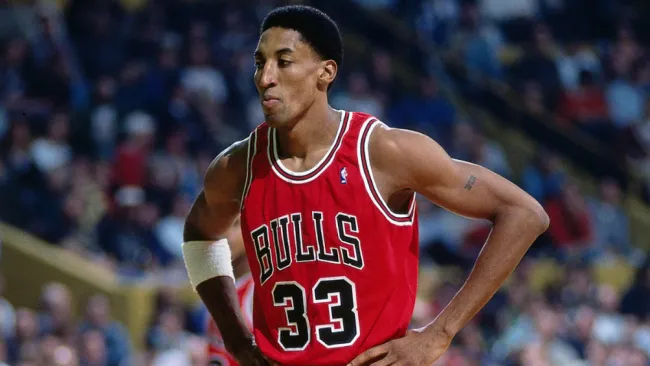  Scottie Pippen en partido de la NBA