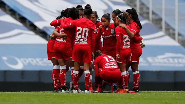 Jugadoras de Toluca, previo al duelo contra Puebla