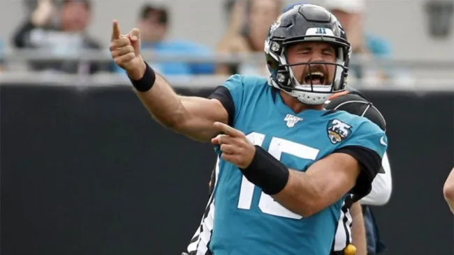  Gardner Minshew en un partido con Jaguars