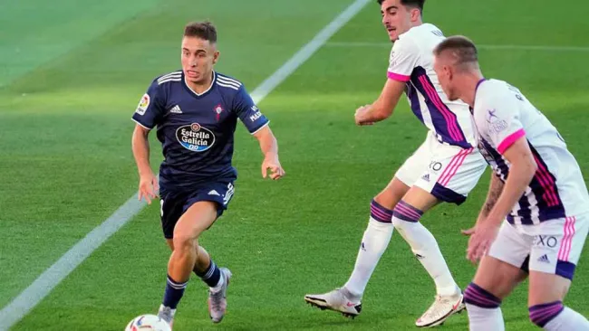Acciones del juego entre Valladolid y el Celta de Vigo