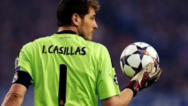 Iker Casillas con el Real Madrid