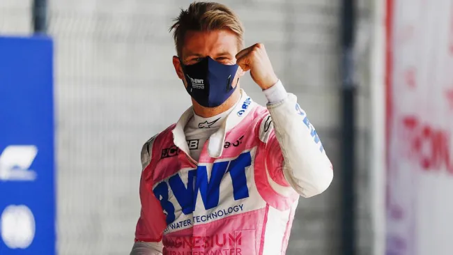 Nico Hülkenberg tras una carrera con Racing Point 