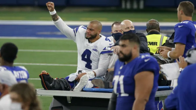 Cowboys: Lesión de Dak Prescott generó múltiples reacciones en redes sociales