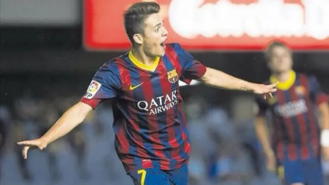 Joan Román como jugador del Barcelona