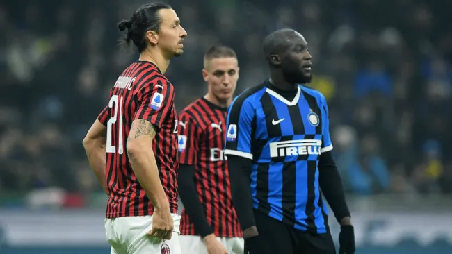 Milan vs Inter en partido