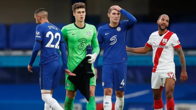 Ziyech, Kepa, Christensen y Walcott luego del empate en un último minuto