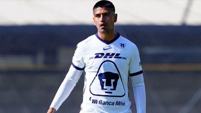 Gerardo Moreno, en un juego de Pumas Sub 20