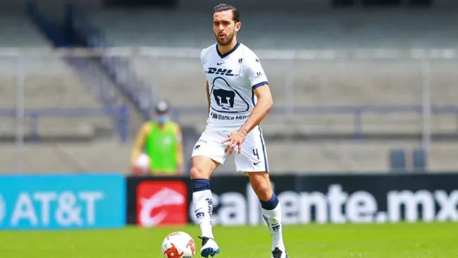 Luis Quintana en el partido de Pumas y Atlético San Luis