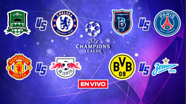 EN VIVO Y EN DIRECTO: Champions League Jornada 2 Fase de Grupos