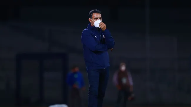 Ricardo Cadena en partido ante Pumas