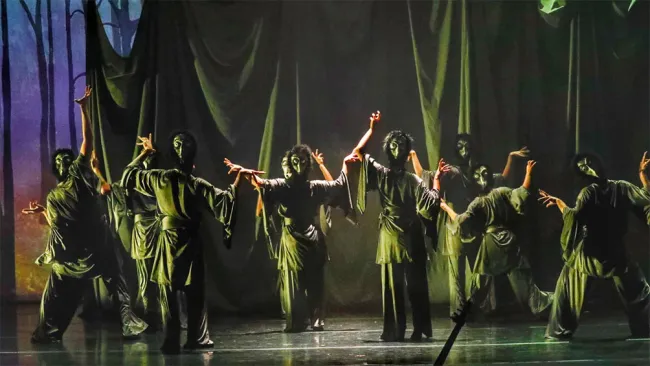 Una de las múltiples muestras de arte del Festival