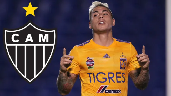 Tigres: Eduardo Vargas firmará por dos años con el Atlético Mineiro