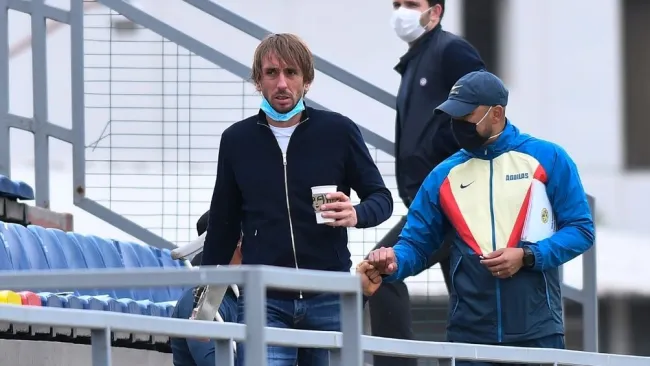 Raúl Herrera en una práctica en Coapa