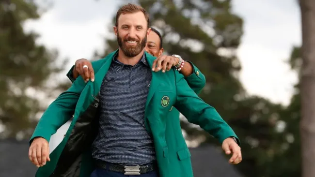 Dustin Johnson en el Masters de Agusta