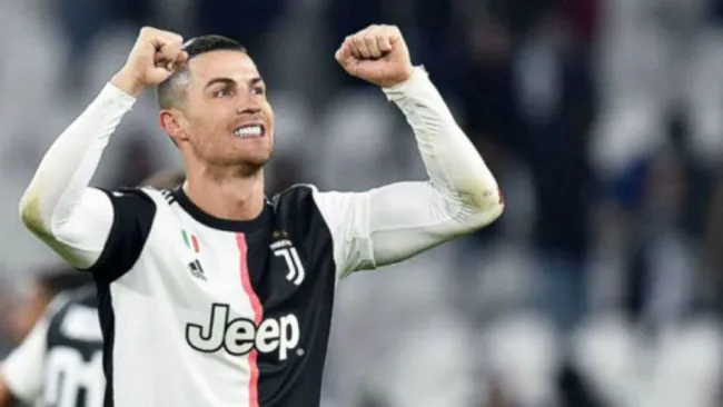 Cristiano Ronaldo en juego con la Juventus