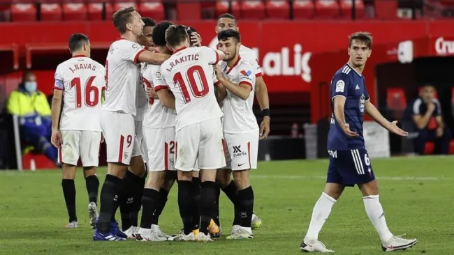 Sevilla se llevó la victoria sobre el Celta