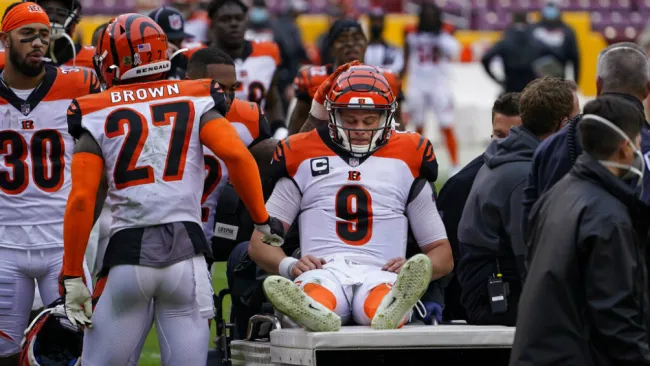 Joe Burrow: Querterback de Bengals se rompió múltiples ligamentos de la rodilla
