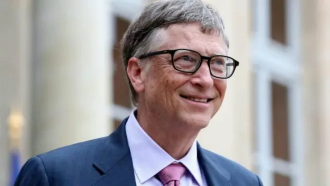 Bill Gates previo a una presentación