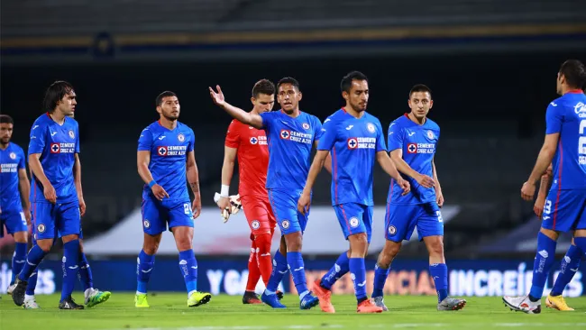 Jugadores de La Máquina tras derrota ante Pumas