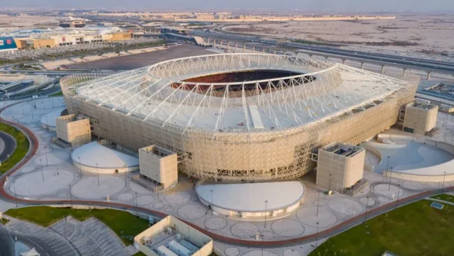 El Estadio Al Rayyan desde una toma aérea