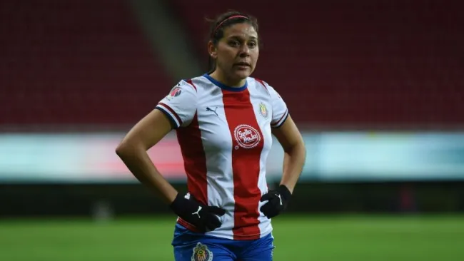 Norma Palafox en partido con Chivas