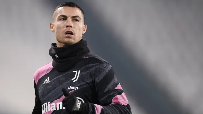 Cristiano Ronaldo en entrenamiento