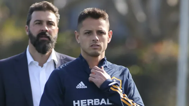 Chichartio jugando con LA Galaxy 