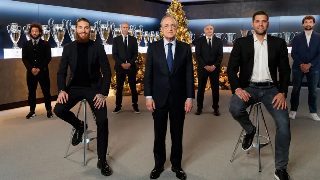 Principales representantes del Real Madrid desean feliz Año Nuevo