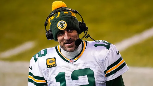 Aaron Rodgers, en un juego de los Packers