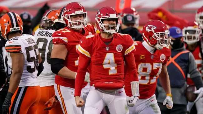 Jugadores de Kansas City festejando la victoria