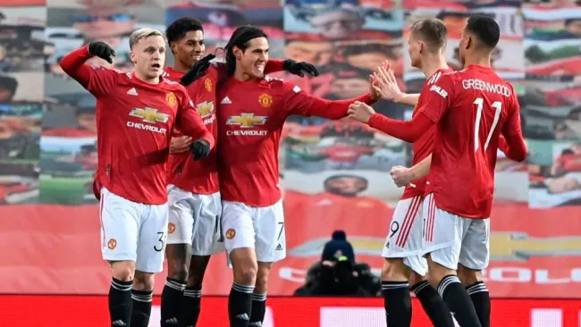 Manchester United en festejo