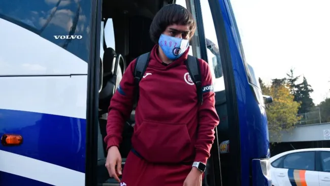 José Joaquín Martínez, previo a un partido de Cruz Azul