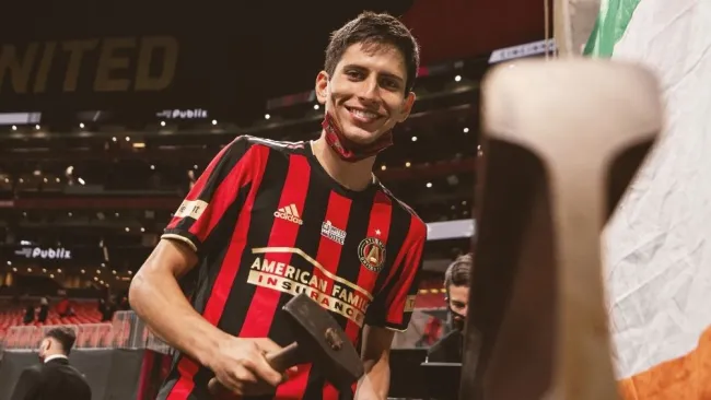 Jürgen Damm con Atlanta 