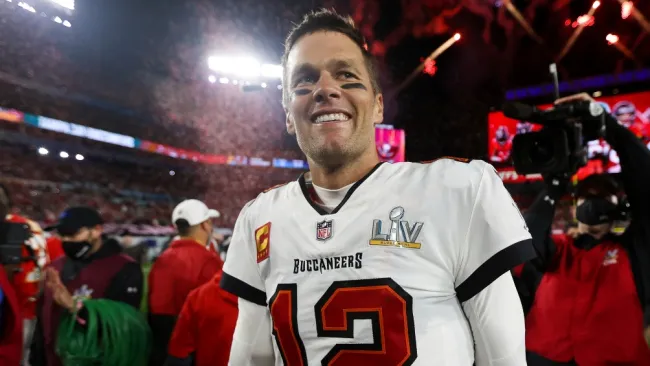 Brady, al final del Super Bowl LV