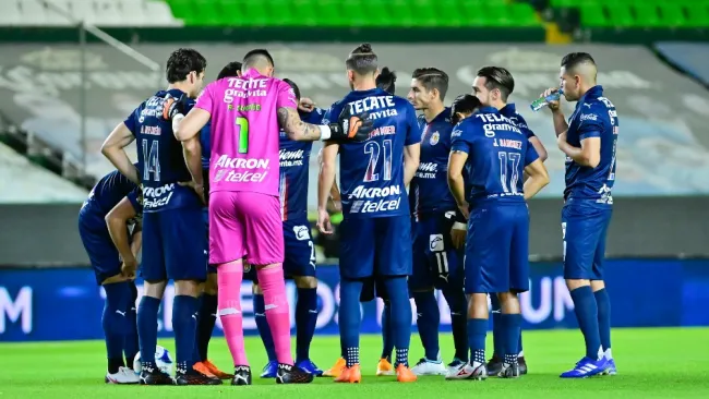 Jugadores de Chivas previo a enfrentar a León