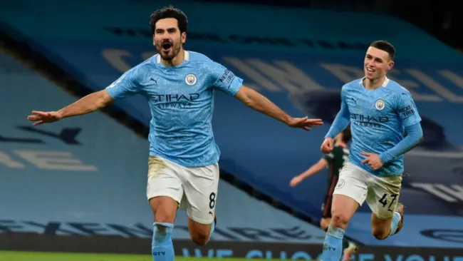 Gündogan tras anotarle gol al Tottenham