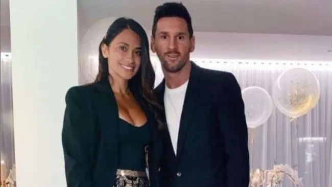 Antonela Roccuzzo y Lionel Messi