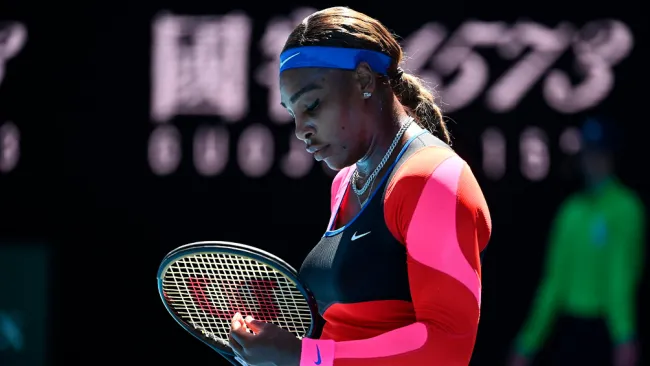 Serena Williams tras ser eliminada del Australian Open 