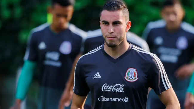 Alejandro Mayorga durante una sesión con el Tricolor 