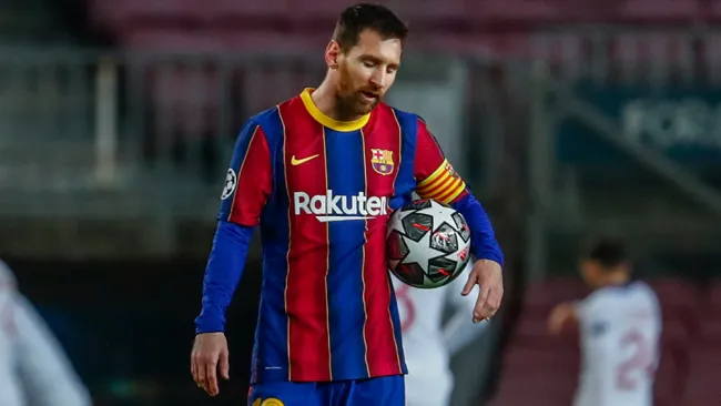 Messi, durante el partido contra PSG