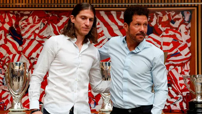 Filipe Luis: 'Recibir mensajes de Simeone era estresante'